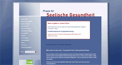 Desktop Screenshot of praxis-seelische-gesundheit.de