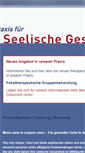 Mobile Screenshot of praxis-seelische-gesundheit.de